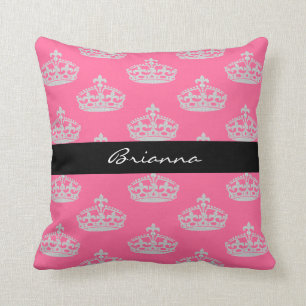 Gepersonaliseerd Diamond Princess Crown Sierkussen