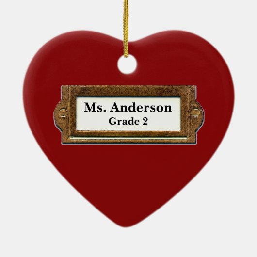 Gepersonaliseerd diashow cadeau-keramisch Ornament (Achterkant)