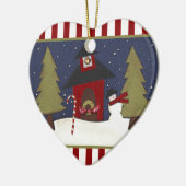 Gepersonaliseerd diashow cadeau-keramisch Ornament (Links)