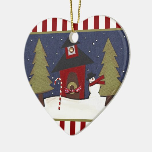 Gepersonaliseerd diashow cadeau-keramisch Ornament (Links)