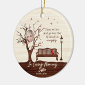 Gepersonaliseerd die we liefhebben / zuster keramisch ornament (Links)