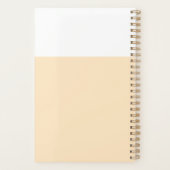Gepersonaliseerd dier Kawaii - aap Planner (Achterkant)