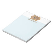 Gepersonaliseerd dier Kawaii - Dog Notitieblok (Linkerzijde)