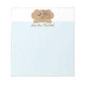 Gepersonaliseerd dier Kawaii - Dog Notitieblok (Voorkant)