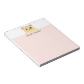 Gepersonaliseerd dier Kawaii - Kitten Notitieblok (Schuin)