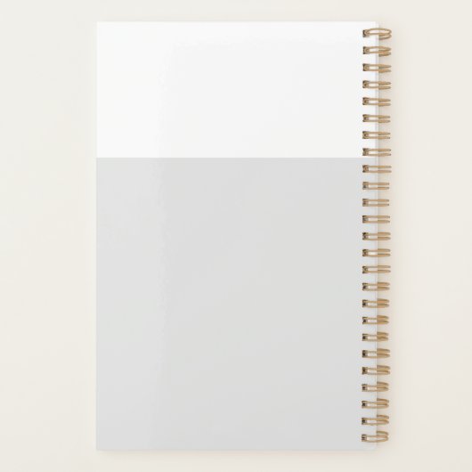 Gepersonaliseerd dier Kawaii - Varken Planner (Achterkant)