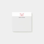 Gepersonaliseerd dier Kawaii - Varken Post-it® Notes (Voorkant)