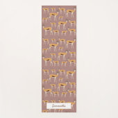 Gepersonaliseerd dierpatroon van Wilde Antelope Yogamat (Voorkant)