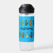 Gepersonaliseerd Dino waterfles voor kinderen (Achterkant)