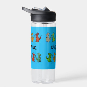 Gepersonaliseerd Dino waterfles voor kinderen