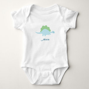 Gepersonaliseerd, dinosaur baby naam romper