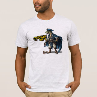 Gepersonaliseerd Dinosaur Pirate Character T-Shirt