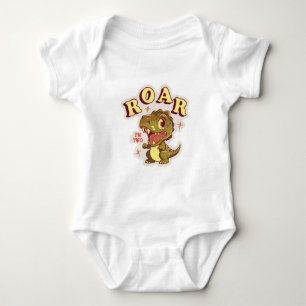 GEPERSONALISEERD DINOSAURUS VERJAARDAG KINDER ROAR ROMPER