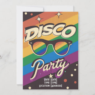 Gepersonaliseerd Disco Gay Party Kaart