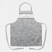 Gepersonaliseerd disco-thema Schort met monogram (Voorkant)