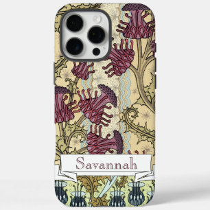 Gepersonaliseerd  distel bloemmotief iPhone 16 pro max hoesje