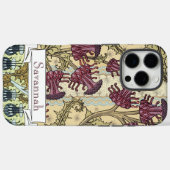 Gepersonaliseerd  distel bloemmotief Case-Mate iPhone case (Achterkant (horizontaal))