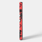 Gepersonaliseerd distressed heart graffiti Valenti Case-Mate iPhone Case (Achterkant / Links)