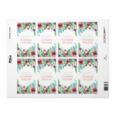 Gepersonaliseerd Dit boek behoort tot Floral Bookp Etiket (Full Sheet)