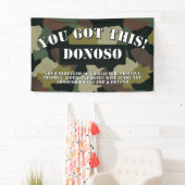 Gepersonaliseerd, dit heb je! Boot Camp Afscheidsc Spandoek (Insitu)