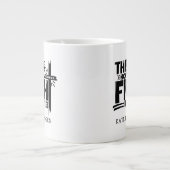 Gepersonaliseerd Dit is hoe ik mijn strijd tegen h Grote Koffiekop (Voorkant)