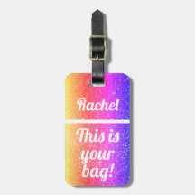 Gepersonaliseerd Dit is je tas | Funny Bagagelabel