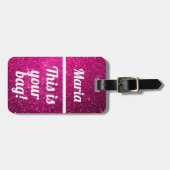 Gepersonaliseerd Dit is je tas | Funny Bagagelabel (Voorkant horizontaal)