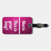 Gepersonaliseerd Dit is je tas | Funny Bagagelabel (Achterkant horizontaal)