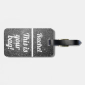 Gepersonaliseerd Dit is je tas | Funny Bagagelabel (Achterkant horizontaal)