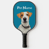 Gepersonaliseerd Dog Pickleball Check Beschrijving Pickleball Paddle (Voorkant)