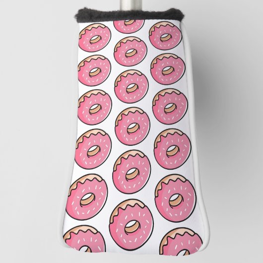 Gepersonaliseerd Donut Pattern Golf Putter Hoesje Golfheadcover (Draai 90)
