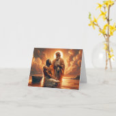 Gepersonaliseerd doopsel-Jezus gedoopt door Johann Kaart (Gele Bloem)