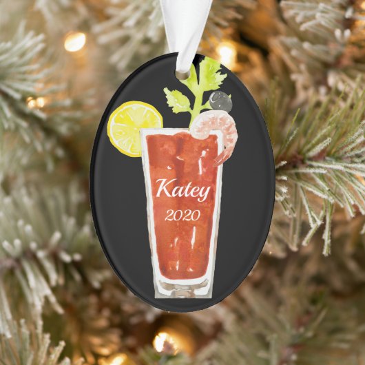 Gepersonaliseerd door Bloody Mary Cocktail Ornament (Boom)