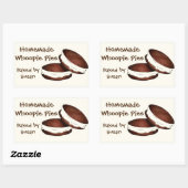 Gepersonaliseerd door Whoopie Pie Baking PA Dutch Rechthoekige Sticker (Vel)