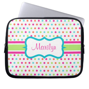 Gepersonaliseerd dot notebook Hoesje Laptop Sleeve