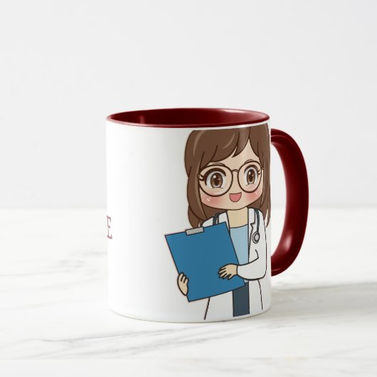 Gepersonaliseerd dr. (Jouw naam) PhD 5 Afstuderen Mok (Voorkant rechts)