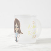 Gepersonaliseerd Dr. (Jouw naam) PhD Afstuderen Te Matglas Koffiemok (Voorkant rechts)