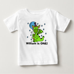 Gepersonaliseerd Dragon Birthday T-shirt