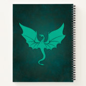 Gepersonaliseerd dragon-Notitieboek Notitieboek (Achterkant)