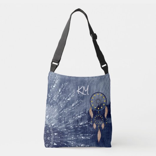Gepersonaliseerd Dreamcatcher Native Amerikaans Ta Crossbody Tas (Voorkant)