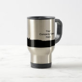 Gepersonaliseerd drilling Silhouette Reisbeker (Voorkant rechts)