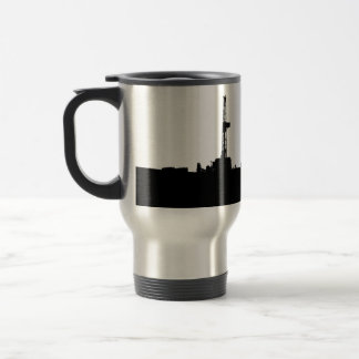 Gepersonaliseerd drilling Silhouette Reisbeker