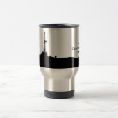 Gepersonaliseerd drilling Silhouette Reisbeker (Center)