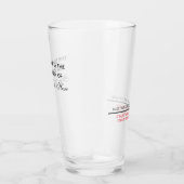 Gepersonaliseerd drink glas met grappige navullijn (Rechts)