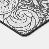 Gepersonaliseerd drukbezochte kunst Doodle Design Bureaumat (Hoek)