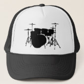 Gepersonaliseerd drumset trucker pet (Voorkant)