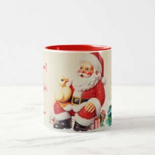 Gepersonaliseerd Ducky Christmas Mok