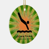 Gepersonaliseerd duikend Ornament (Rechts)