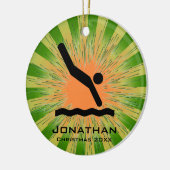 Gepersonaliseerd duikend Ornament (Links)