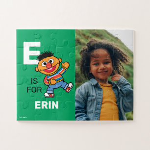Gepersonaliseerd E is voor Ernie   Foto Legpuzzel